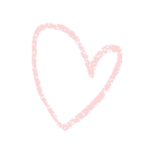 Desenho de coração rosa