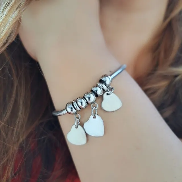 pulseira berlok corações aço inox - Aço Inoxidável • 100% À Prova D’Água | Alexa Semijoias pulseira berlok corações aço inox - Aço Inoxidável • 100% À Prova D’Água | Alexa Semijoias